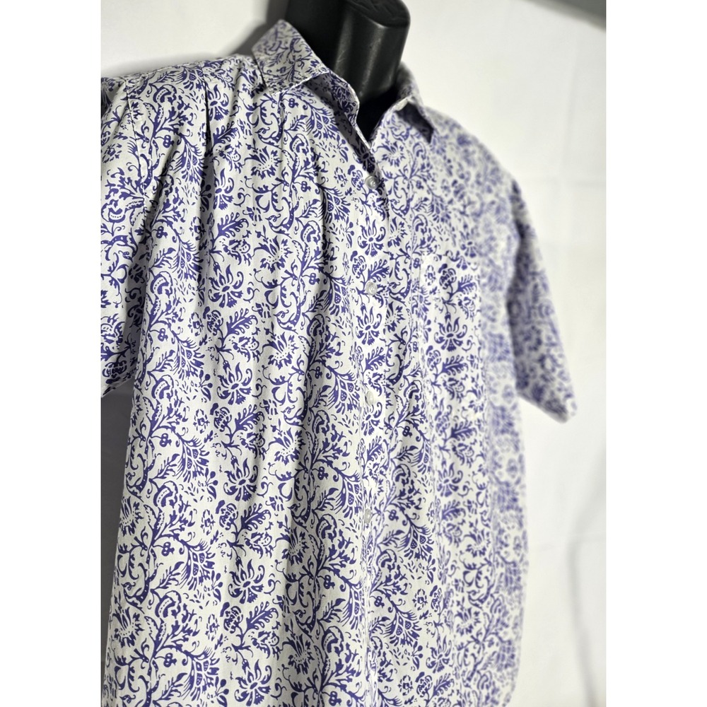 Hasting & Smith Women's Large‎ Floral Short Sleeve Shirt